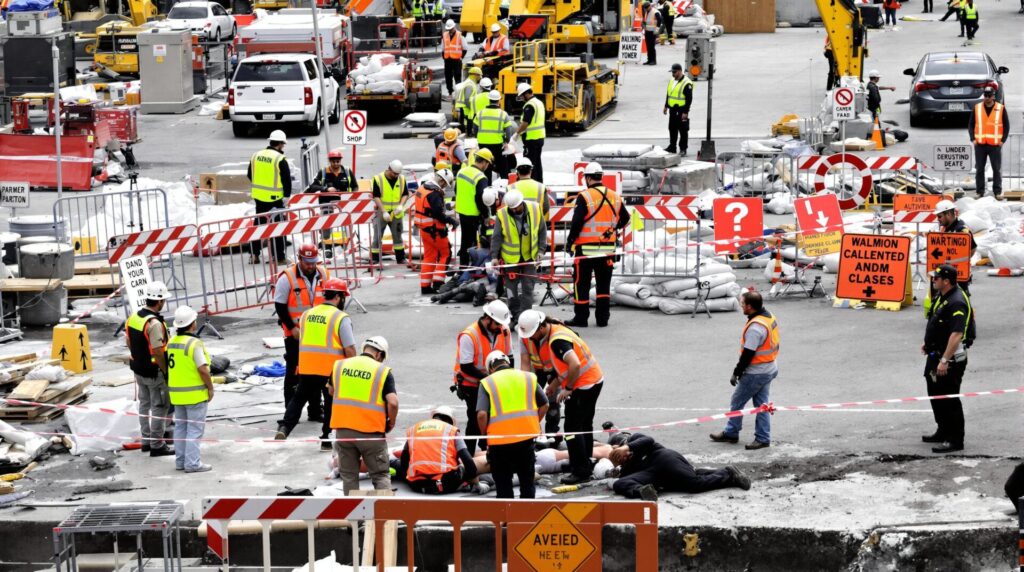 accident chantier